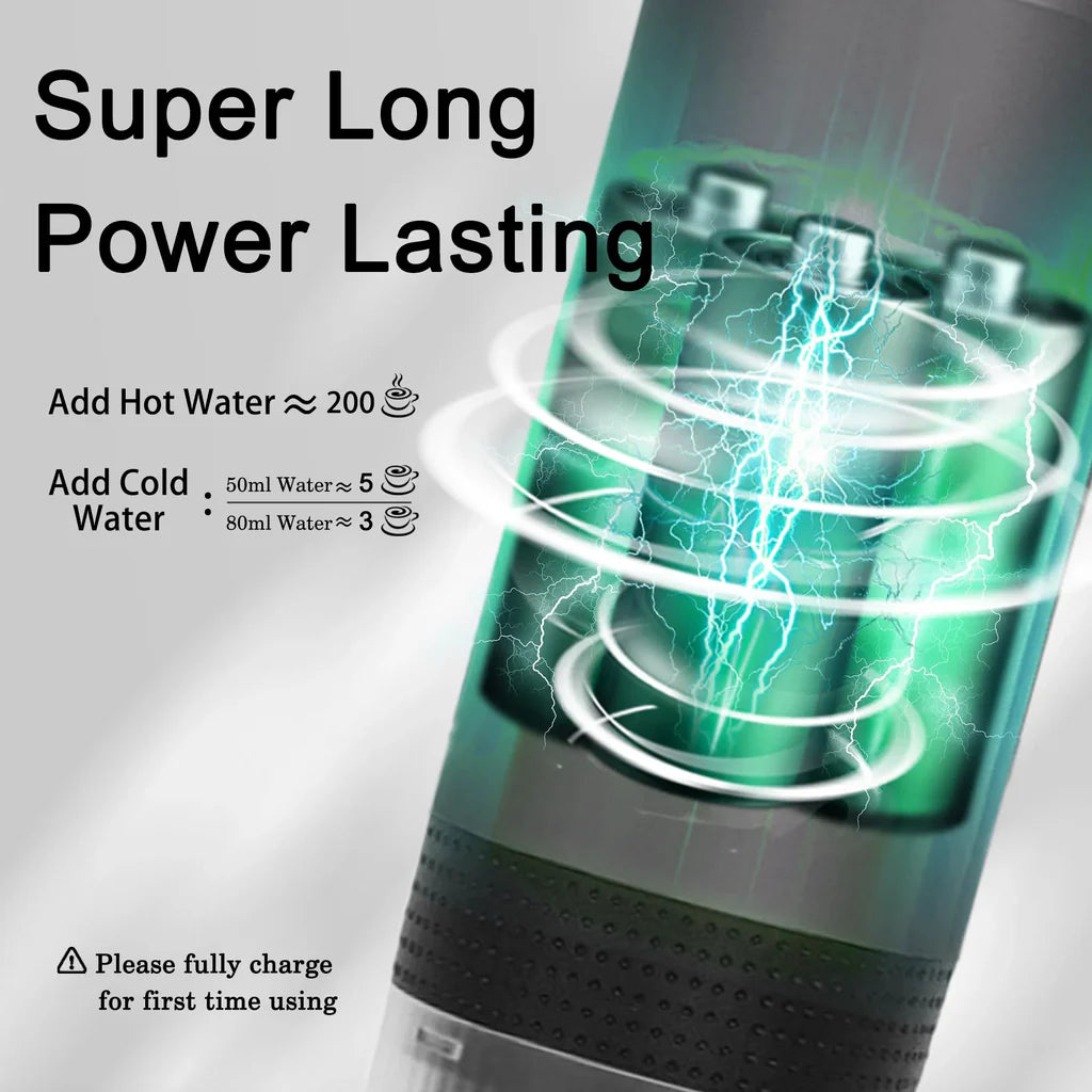 Rechargeable Portable Espresso Machine with long-lasting battery and Type-C charging